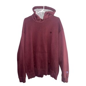 Champion Men's Burgundy Hoodie
